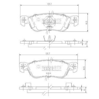 Автозапчастина NIPPARTS J3619000