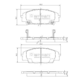 Автозапчастина NIPPARTS J3604055