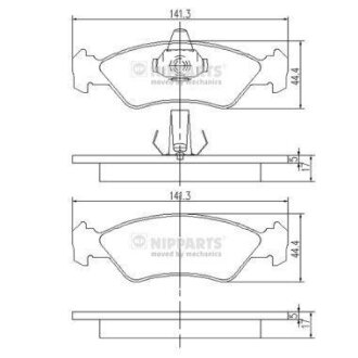 Автозапчастина NIPPARTS J3603049