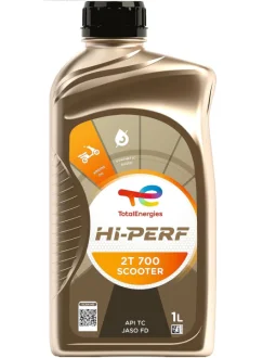 Моторное масло 2T Hi-Perf 700 Scooter синтетическое 1 л TOTAL 213844