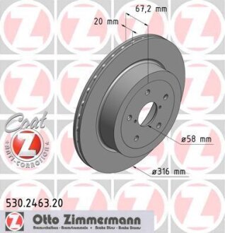 Автозапчастина ZIMMERMANN 530246320