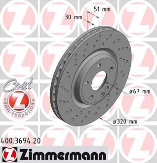 Автозапчастина ZIMMERMANN 400369420