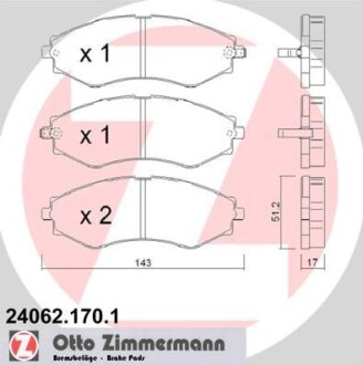 Автозапчастина ZIMMERMANN 240621701