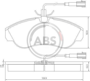 Автозапчастина A.B.S. A.B.S. 37171