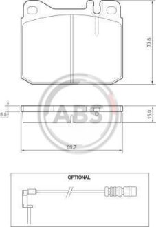 Автозапчастина A.B.S. A.B.S. 36105 (фото 1)