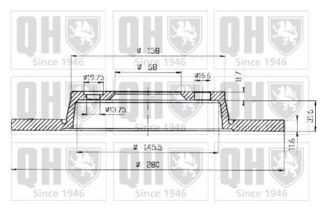 Автозапчастина QH QUINTON HAZELL BDC4733