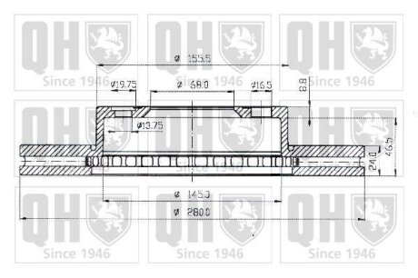 Автозапчастина QH QUINTON HAZELL BDC4732