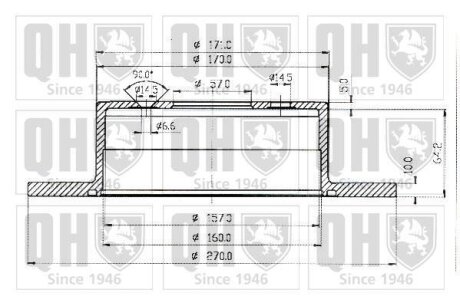 Автозапчастина QH QUINTON HAZELL BDC4596