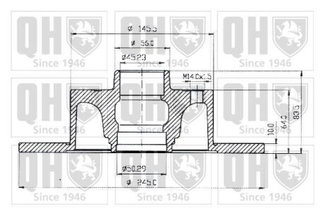 Автозапчастина QH QUINTON HAZELL BDC4552