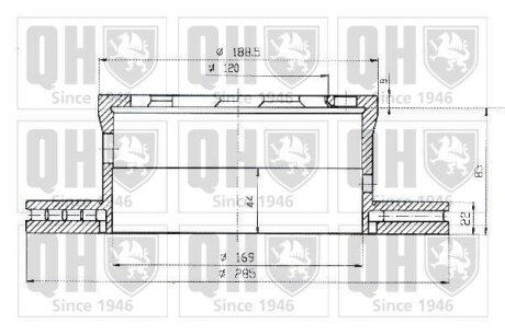 Автозапчастина QH QUINTON HAZELL BDC4543