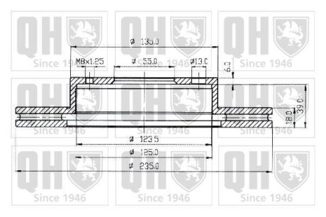 Автозапчастина QH QUINTON HAZELL BDC3960