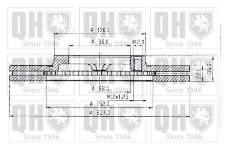 Автозапчастина QH QUINTON HAZELL BDC3828