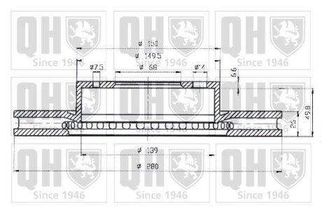 Автозапчастина QH QUINTON HAZELL BDC3837