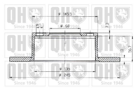 Автозапчастина QH QUINTON HAZELL BDC3929