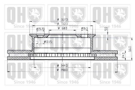 Автозапчастина QH QUINTON HAZELL BDC3787