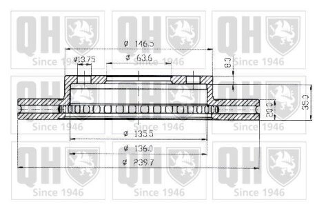 Автозапчастина QH QUINTON HAZELL BDC3727