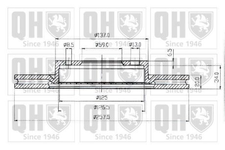 Автозапчастина QH QUINTON HAZELL BDC3593