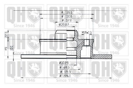 Автозапчастина QH QUINTON HAZELL BDC3712