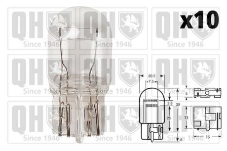 Автозапчастина QH QUINTON HAZELL QBL580