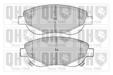 Автозапчастина QH QUINTON HAZELL BP1683