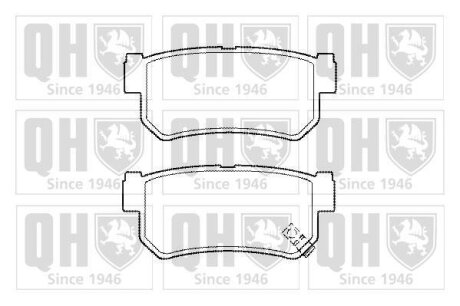 Автозапчастина QH QUINTON HAZELL BP1452