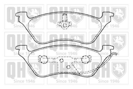 Автозапчастина QH QUINTON HAZELL BP1346