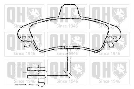 Автозапчастина QH QUINTON HAZELL BP1308