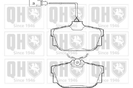 Автозапчастина QH QUINTON HAZELL BP1285