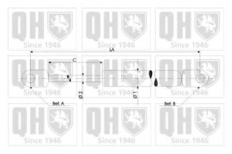 Автозапчастина QH QUINTON HAZELL 128910