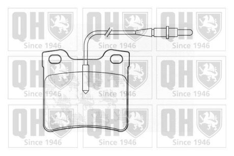 Автозапчастина QH QUINTON HAZELL BP929