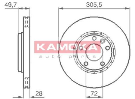 Автозапчастина KAMOKA 1032408