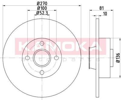 Автозапчастина KAMOKA 1031136