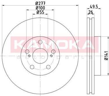 Автозапчастина KAMOKA 1031130