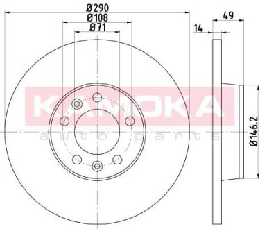 Автозапчастина KAMOKA 1031050