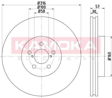 Автозапчастина KAMOKA 103303