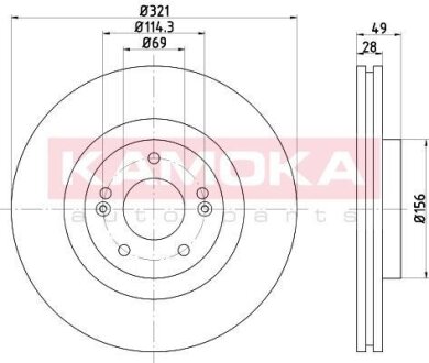 Автозапчастина KAMOKA 103291