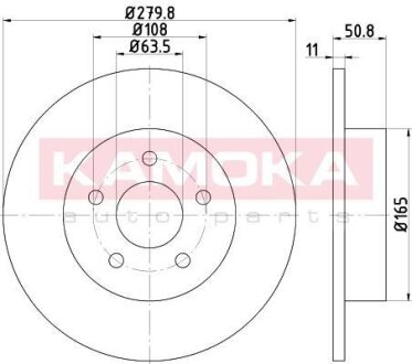 Автозапчастина KAMOKA 103184