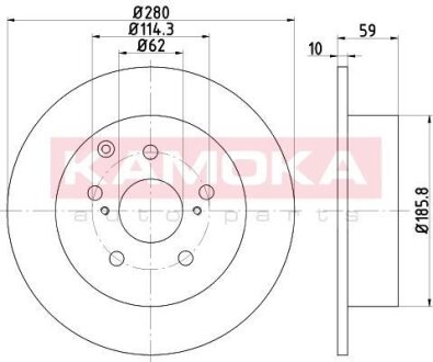 Автозапчастина KAMOKA 103165