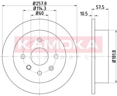 Автозапчастина KAMOKA 103168