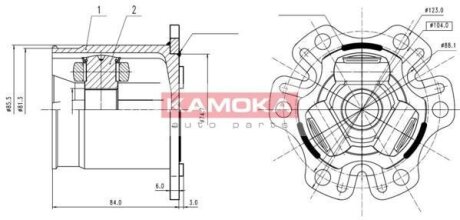 Автозапчастина KAMOKA 8709