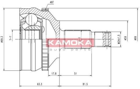 Автозапчастина KAMOKA 6576