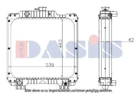 Радіатор AKS DASIS 440301N