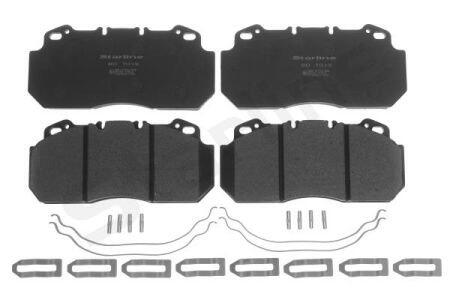 КМП гальмівних колодок STARLINE BD T015