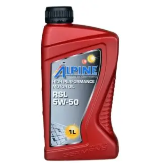 Моторное масло 5W-50 RSL 1л ALPINE 1425-1