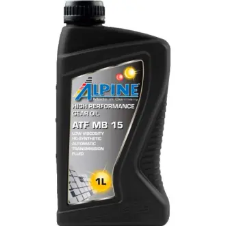 Трансмиссионное масло ATF MB15 синтетическое 1 л ALPINE 1555-1