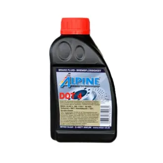 Гальмівна рідина Brake Fluid DOT 4 0,5л ALPINE 1107-05