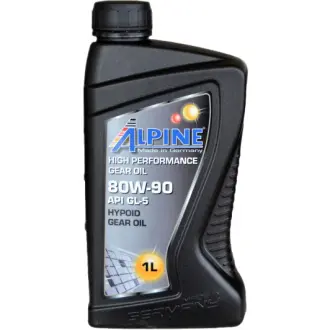 Трансмиссионное масло High Performance Gear Oil GL-5 80W-90 минеральное 1 л ALPINE 0705-1