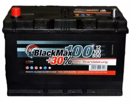 Автомобильный аккумулятор 6СТ-100Ah Аз ASIA 850A (EN) BLACKMAX B4029