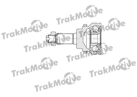 SUBARU Шрус наружный с ABS к-кт 28/25 зуб. JUSTY III (G3X) 1.3 03-, SUZUKI IGNIS I (FH) 1.5 03-05 TRAKMOTIVE 40-0620 (фото 1)