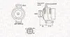 TOYOTA Генератор AVENSIS 2.0, 2.2 08-, RAV 4 III 2.2 05-, LEXUS MAGNETI MARELLI 063732029010 (фото 1)